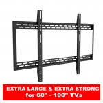 Fits Panasonic TV model TX-65GZ950B Black Flat Slim Fitting TV Bracket