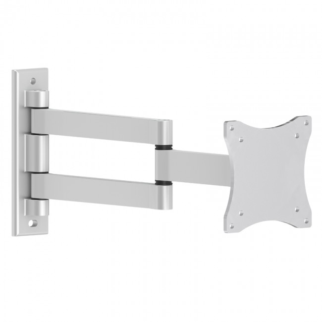 Fits Panasonic TV model TX-L22D28BW Silver Swivel & Tilt TV Bracket