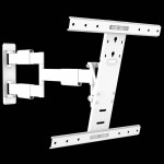 Fits Panasonic TV model TX-L55WT65B  White Swivel & Tilt TV Bracket